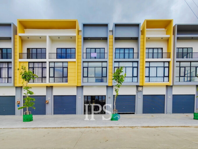 3-Storey Shophouse For Sale - The Eco Residence Sen Sok