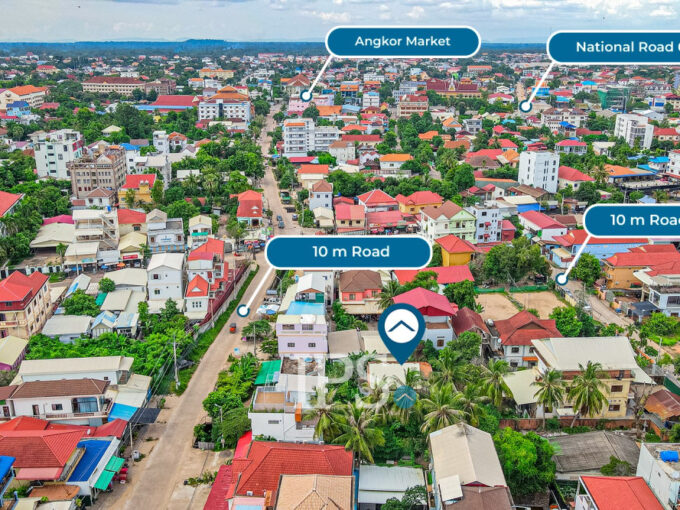 729 Sqm Land and Wooden House For Sale - Svay Dangkum