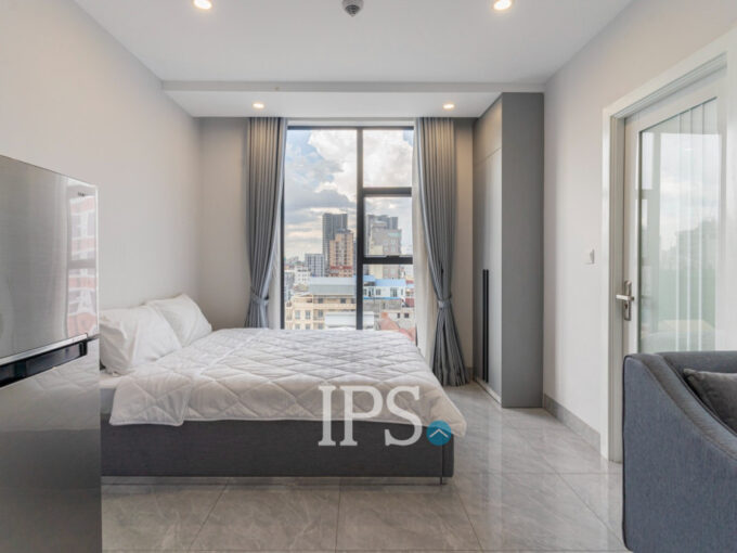 28 Sqm Studio Serviced Apartment For Rent - Toul Tum Poung 1