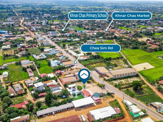 1505 Sqm Commercial Land For Rent - Chreav