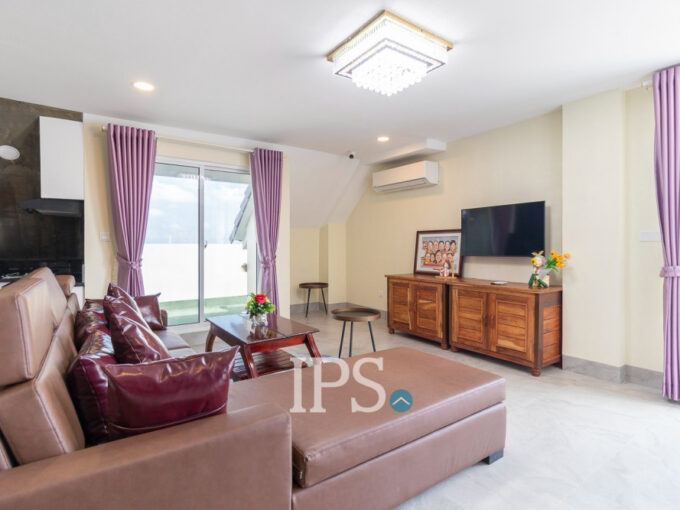 3 Bedroom Penthouse For Rent - Svay Dangkum