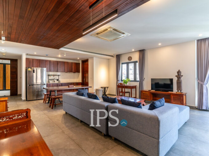 2 Bedroom Serviced Apartment For Rent - Boeung Trabek