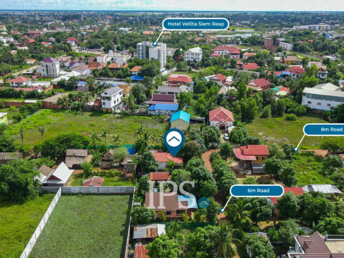 732 Sqm Residential Land and House For Sale - Sala Kamreuk