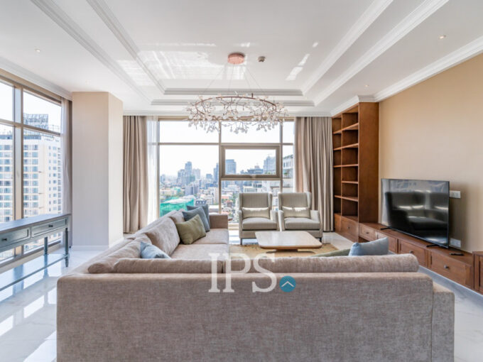 Luxury 3 Bedroom Serviced Apartment For Rent - Phsar Thmei 3