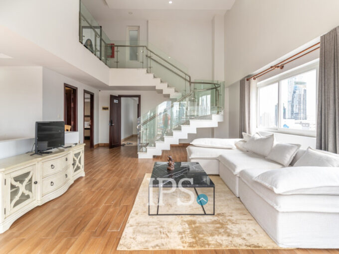Duplex 3 Bedroom Penthouse Serviced Apartment For Rent - BKK3