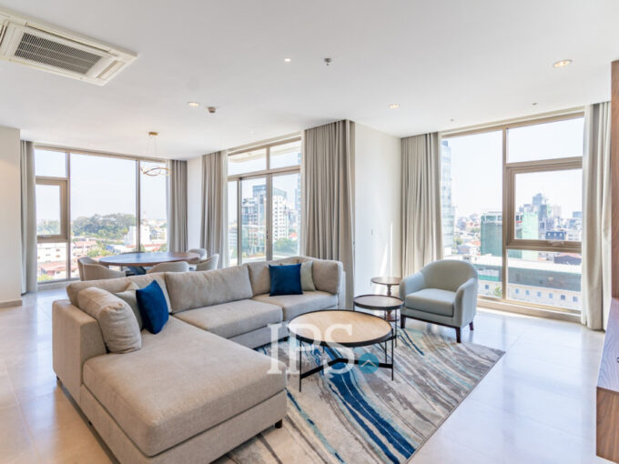 3 Bedroom Serviced Apartment For Rent - Beoung Raing