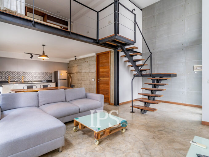 Renovated Loft 1 Bedroom Apartment For Rent - BKK1