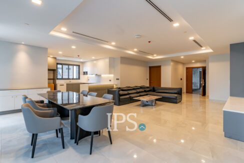 3 Bedroom Serviced Apartment For Rent - BKK1