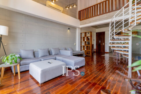 Loft 1 Bedroom Serviced Apartment For Rent - BKK1