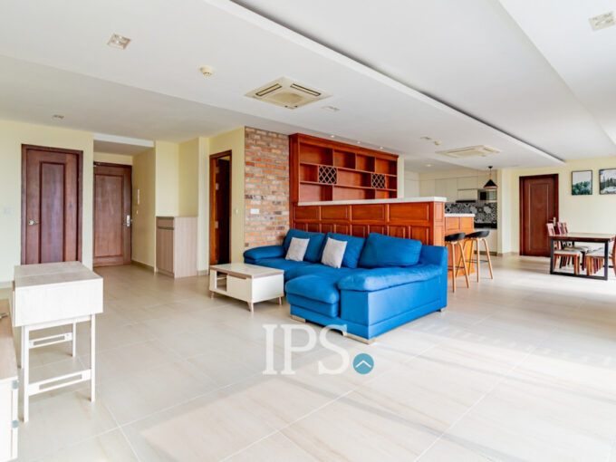 3 Bedroom Penthouse Serviced Apartment For Rent - Tonle Bassac
