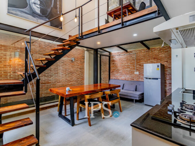 Loft 1 Bedroom Serviced Apartment For Rent - BKK1