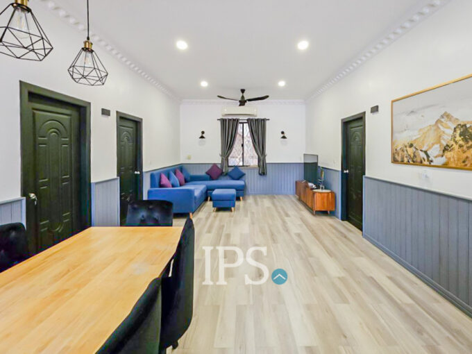 Renovated 3 Bedroom Apartment For Rent - BKK1