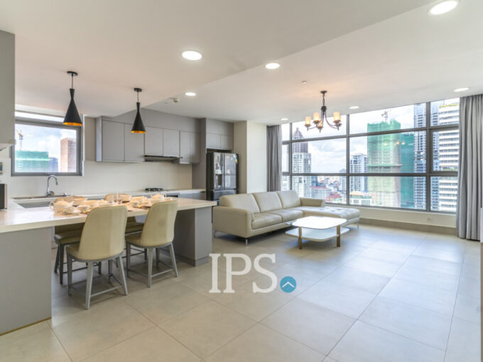 2 Bedroom Serviced Apartment For Rent - BKK1