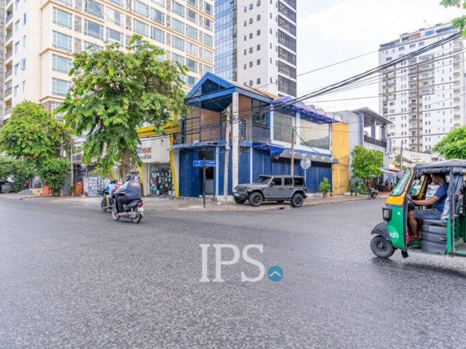 122 Sqm Corner Retail Space For Rent - Beoung Raing