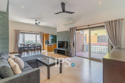 3 Bedroom Serviced Apartment For Rent - Tonle Bassac
