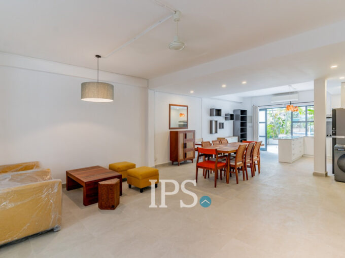 Renovated 4 Bedroom Apartment For Rent - Tonle Bassac