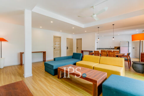 Renovated 3 Bedroom Apartment For Rent - Tonle Bassac