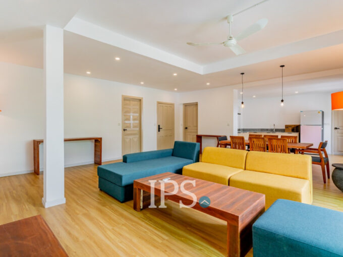 Renovated 3 Bedroom Apartment For Rent - Tonle Bassac
