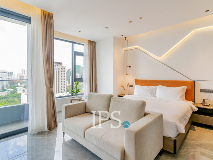 30 Sqm Studio Serviced Apartment For Rent - Tonle Bassac