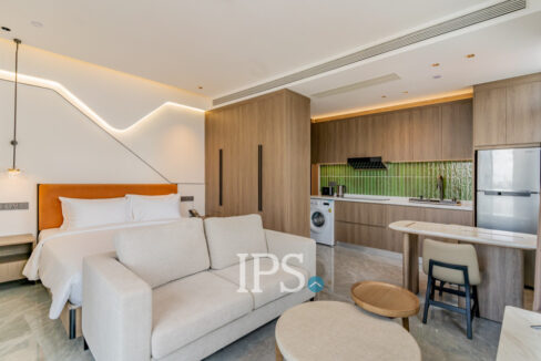 30 Sqm Studio Serviced Apartment For Rent - Tonle Bassac