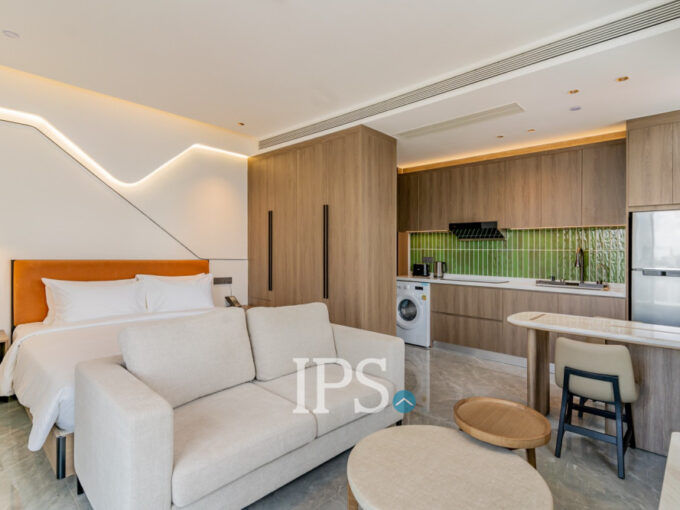 30 Sqm Studio Serviced Apartment For Rent - Tonle Bassac