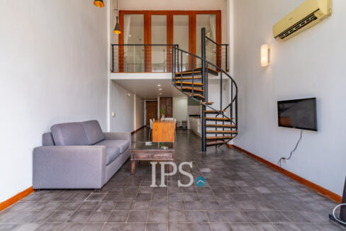 Renovated 1 Bedroom Loft Apartment For Rent - BKK1