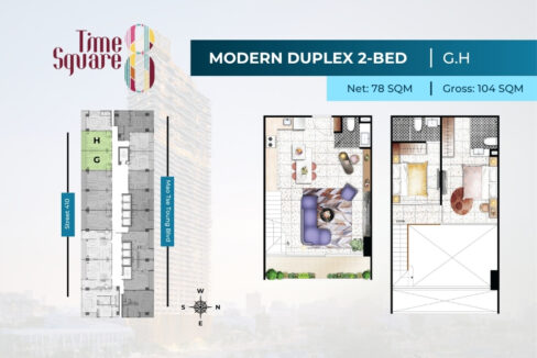 2 Bedroom Duplex Condo for Sale Phnom Penh