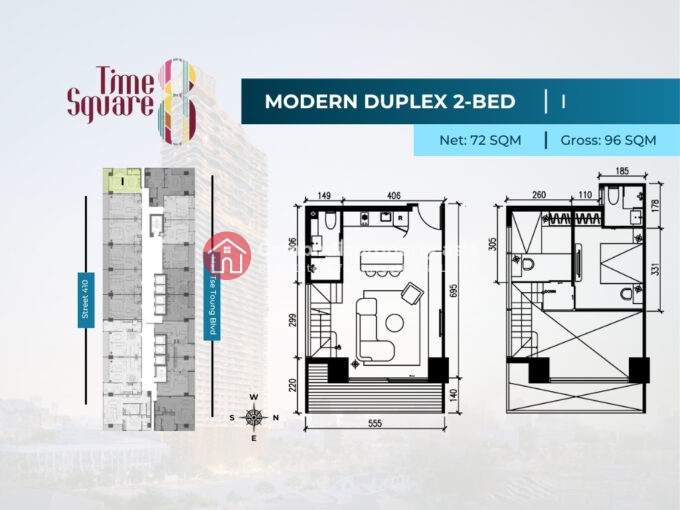 2 Bedroom Duplex Condo for Sale Phnom Penh