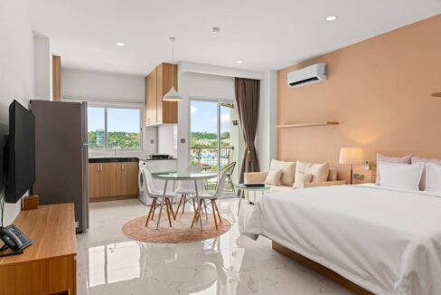 Lavish Studio Condo for Sale in Sihanoukville Bedroom