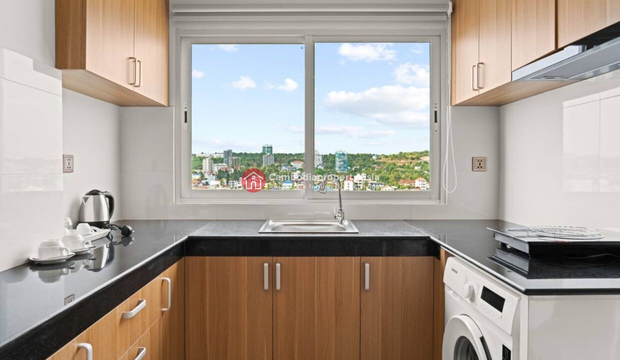 Lavish Studio Condo for Sale in Sihanoukville Kitchen