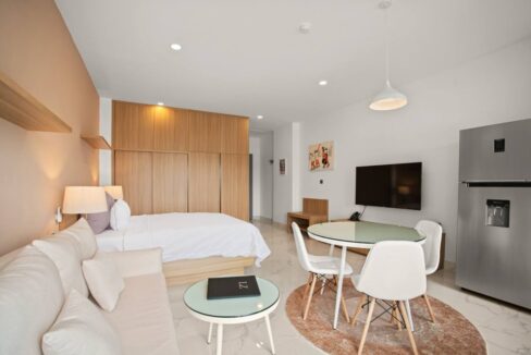 Lavish Studio Condo for Sale in Sihanoukville Living room