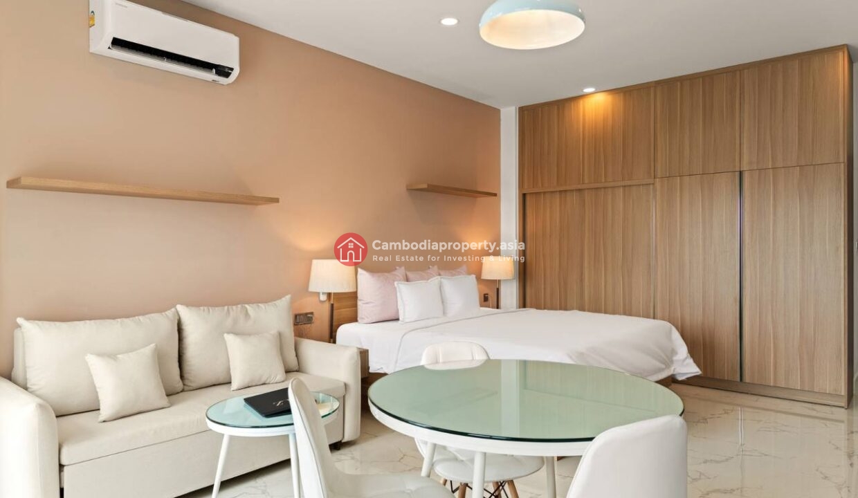 Lavish Studio Condo for Sale in Sihanoukville Sofa