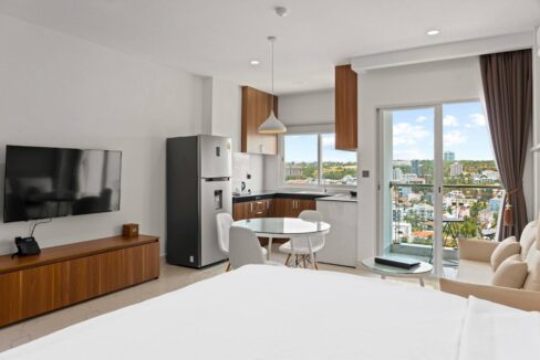 Lavish Studio Condo for Sale in SihanoukvilleLavish Studio Condo for Sale in Sihanoukville balcony