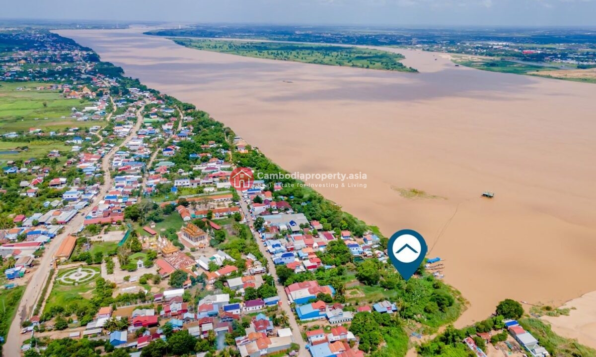 Prime Riverfront Land for Sale in Areyksat, Lvea Em – Kandal Province