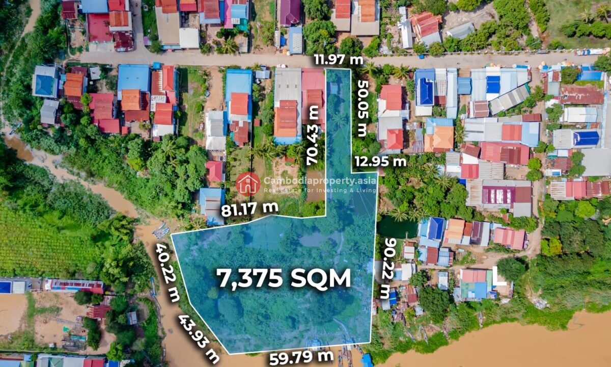 Riverside Land for sale in Kandal Cambodia