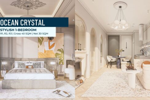 Stylish 1 Bed (40 sqm) – Ocean Crystal Tower Interior