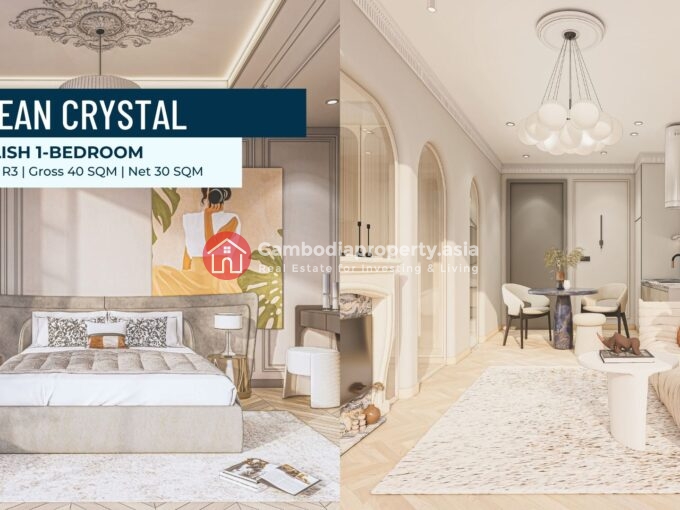 Stylish 1 Bed (40 sqm) – Ocean Crystal Tower