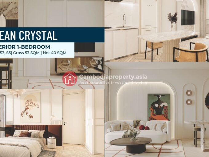 Superior 1 Bed (53 sqm) – Ocean Crystal Tower, Otres Beach